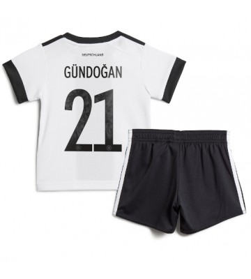 Tyskland Ilkay Gundogan #21 Hemmakläder Barn VM 2022 Kortärmad (+ Korta byxor)